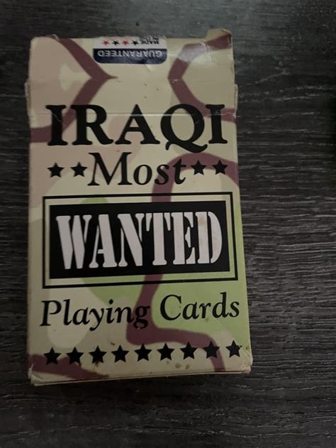 most-wanted iraqi playing cards value|Iraqi Most Wanted Playing Cards for sale .